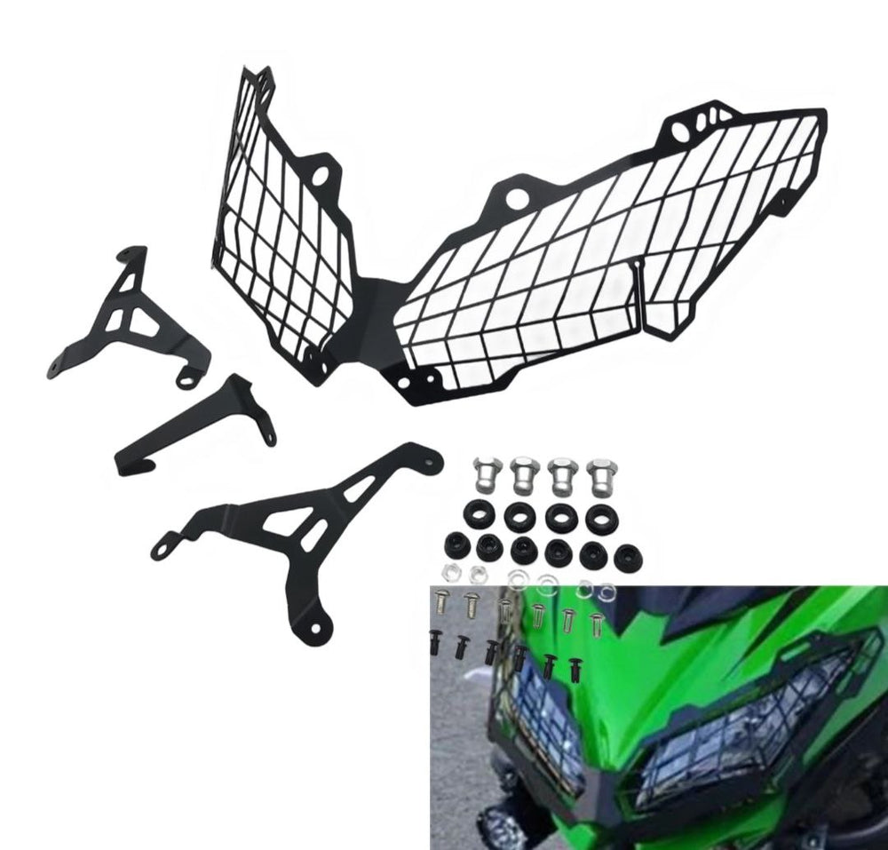 Grille De Protection Robuste Pour Phare De Moto Kawasaki…