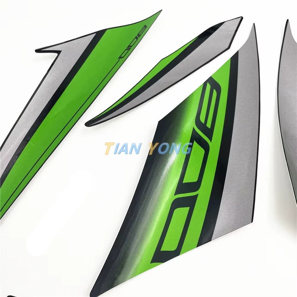 Kit Complet D'autocollants Décoratifs Pour Moto Kawasaki…