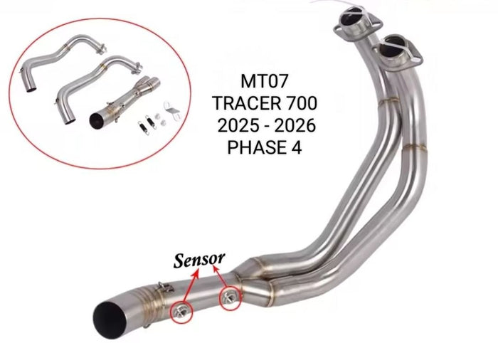 Ligne D'échappement Mt07 - Tracer 7 2025-2026 Phase 4